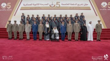 المدرسة الثانوية العسكرية تحتفل بتخريج الدفعة الخامسة من طلابها