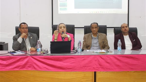 ندوة توعوية بكلية التربية الرياضية بالمنصورة حول “آليات تأمين واستدامة بيئة العمل”