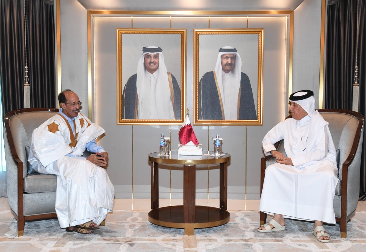 وزير الدولة للشؤون الخارجية يودع سفير موريتانيا