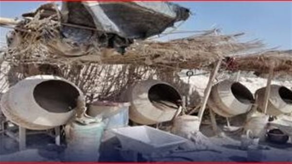 ضبط مصنع أسمدة زراعية مغشوشة بالجيزة