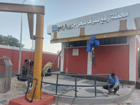 انتهاء تطوير محطات صرف صحي بإسنا استعدادا لتشغيلها قريبا ضمن مبادرة حياة كريمة