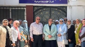 مدير معهد الصحة الحيوانية تتفقد المعامل الفرعية بالإسماعيلية