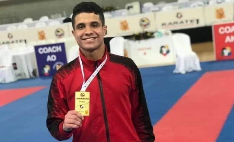 يوسف بدوي يتوج بذهبية الدوري العالمي للكاراتيه