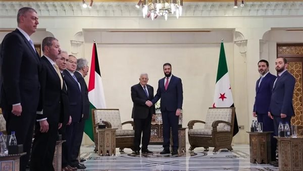 أول زيارة بعد سقوط الأسد.. الرئيس السوري يستقبل محمود عباس في دمشق أول زيارة بعد سقوط الأسد.. الرئيس السوري يستقبل محمود عباس في دمشق