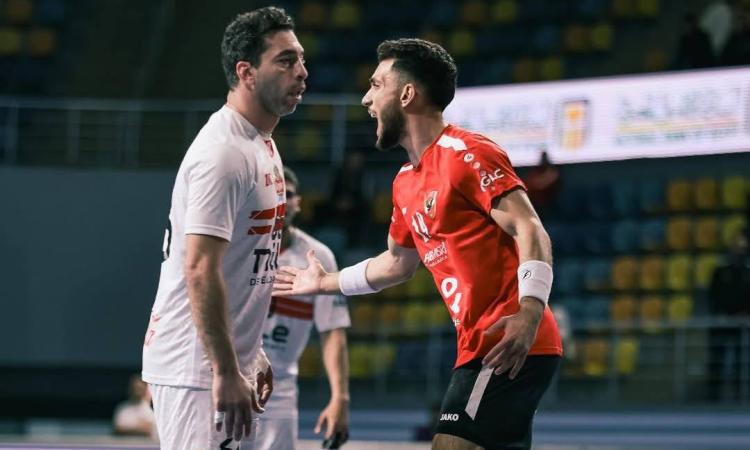 الأهلي يتوج بلقب كأس مصر لكرة اليد بعد فوزه على الزمالك 21-18