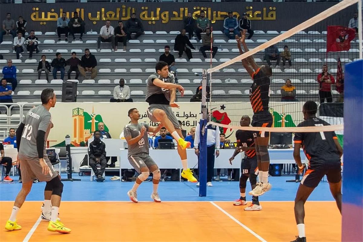 الأهلي يفوز على نيمو ستار في بطولة إفريقيا للطائرة