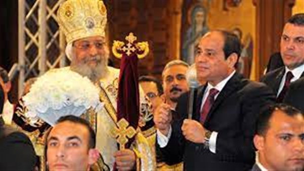 الرئيس السيسي يهنئ البابا تواضروس وأقباط مصر بعيد القيامة المجيد