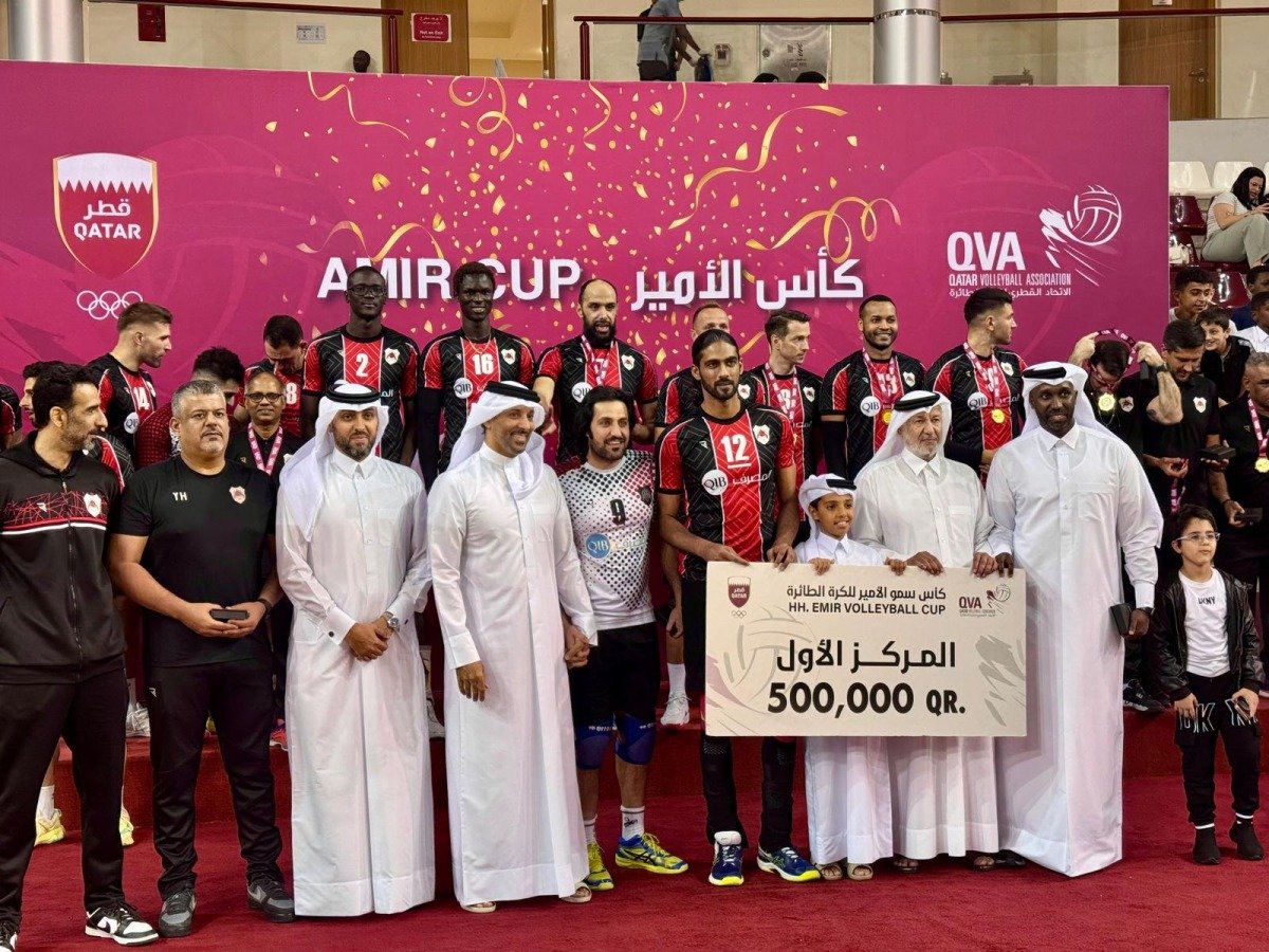 الريان يتوج بلقب كأس سمو الأمير للكرة الطائرة للمرة الـ17 في تاريخه الريان يتوج بلقب كأس سمو الأمير للكرة الطائرة للمرة الـ17 في تاريخه