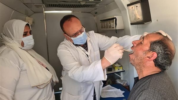 الكشف على 919 مواطنا خلال قافلة طبية مجانية بقرية الابراهيمية بالبحيرة