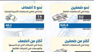المركز الإعلامي لمجلس الوزراء يستعرض بالإنفوجراف تراجع معدل البطالة