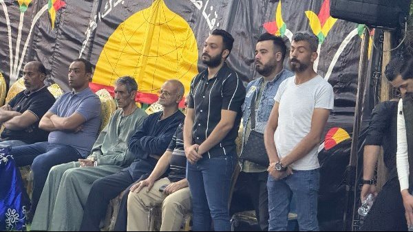 بدء عزاء أمح الدولي مشجع الأهلي.. حسين الشحات أبرز الحاضرين