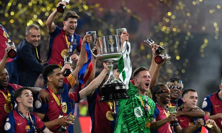 برشلونة يكرس تفوقه على ريال مدريد بعد التمديد ويحرز لقب كأس إسبانيا