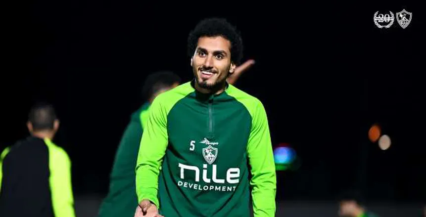 تدريبات تأهيلية لـ أحمد حمدي في مران الزمالك قبل مباراة المصري
