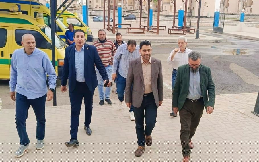 تشغيل وحدة الإسعاف المركزية بالحي الـ14 بالعبور الجديدة تشغيل وحدة الإسعاف المركزية بالحي الـ14 بالعبور الجديدة