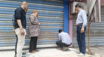 تشميع وإغلاق محلات غير مرخصة بشبراخيت في البحيرة