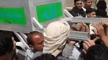تشييع جثامين ضحايا حادث ليبيا بمركز اطسا في الفيوم