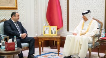 رئيس مجلس الشورى يجتمع مع سفيري قيرغيزيا والكونغو