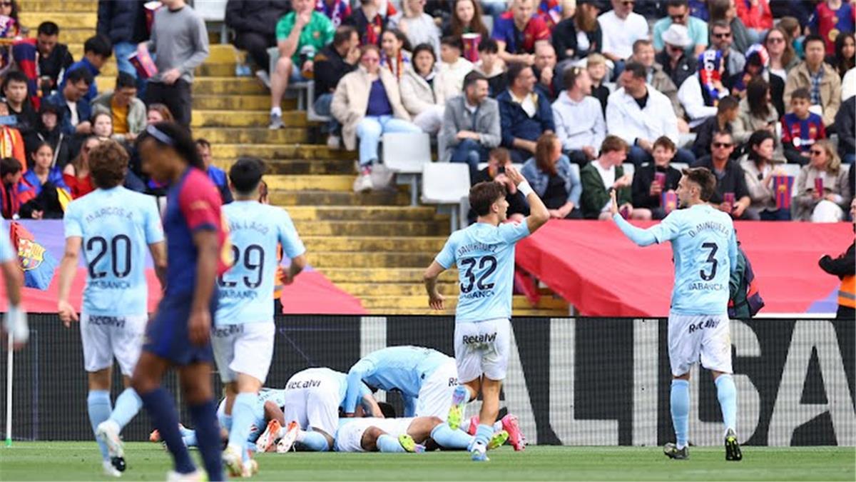 رجل مباراة برشلونة وسيلتا فيجو في الدوري الإسباني رجل مباراة برشلونة وسيلتا فيجو في الدوري الإسباني