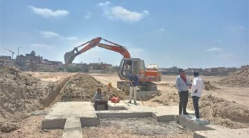 رصف طريق مول كتوبة تمهيد الطريق الدائري الجديد بحوش عيسى