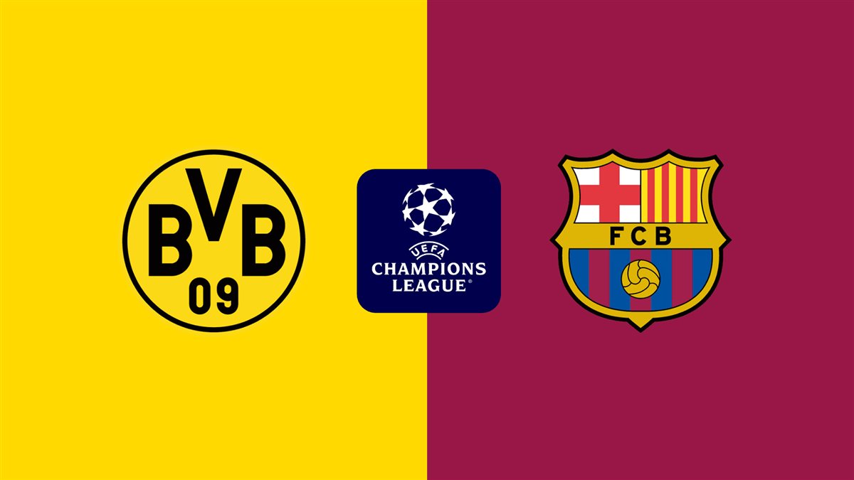 موعد مشاهدة مباراة برشلونة وبوروسيا دورتموند في دوري أبطال أوروبا