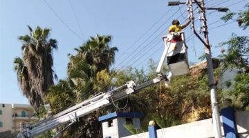 صيانة و تطوير كشافات و شبكة الإنارة العامة بدمنهور وأبو المطامير