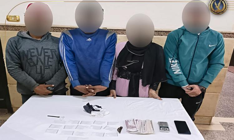 ضبط 3 أشخاص لتعاطيهم المواد المخدرة بإحدى الحدائق العامة بالإسماعيلية