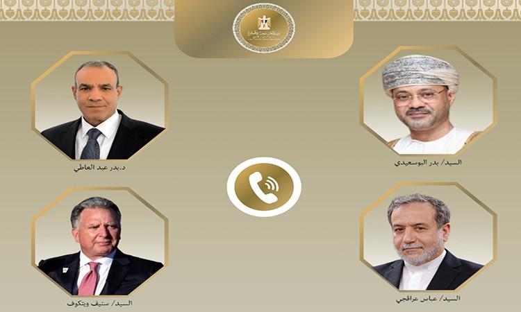 عبدالعاطي يبحث مع نظيريه العماني والإيراني وويتكوف تطورات الأوضاع الإقليمية