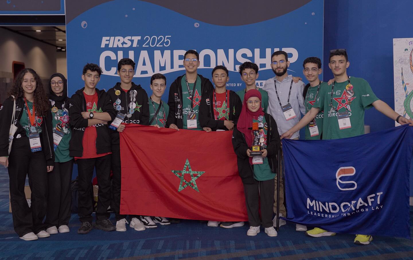 فريق مغربي يفوز بجائزة Peer Award في بطولة الروبوتات الأمريكية