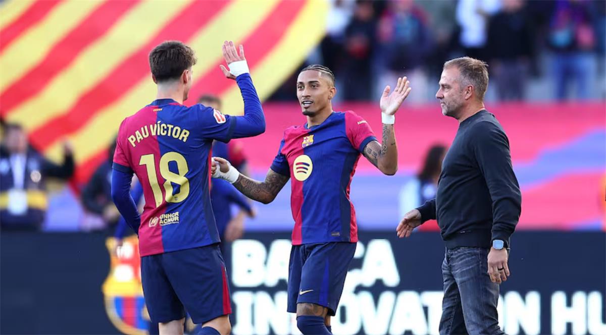 فليك: لاعب برشلونة يمتلك عقلية مذهلة.. ولا نستسلم أبدًا فليك: لاعب برشلونة يمتلك عقلية مذهلة.. ولا نستسلم أبدًا