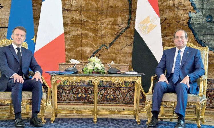 قمة «السيسي» و«ماكرون» تؤكد ثبات الموقف المصرى على إقامة الدولة الفلسطينية