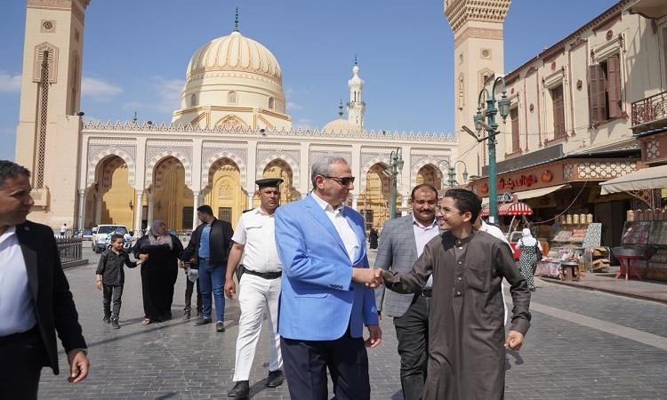 محافظ الغربية يتابع تطوير السيد البدوي ومحور محلة منوف والمراكز التكنولوجية