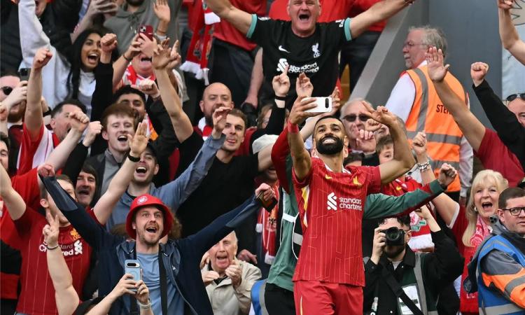 محمد صلاح: من الرائع أن نفوز بالدوري الإنجليزي مع جماهيرنا