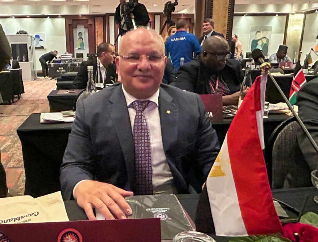 محمد محمود يفوز بمنصب السكرتير العام الأول للاتحاد الإفريقي للمصارعة