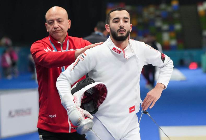 محمود السيد يتأهل لنهائي سيف المبارزة ببطولة العالم للناشئين بالصين محمود السيد يتأهل لنهائي سيف المبارزة ببطولة العالم للناشئين بالصين