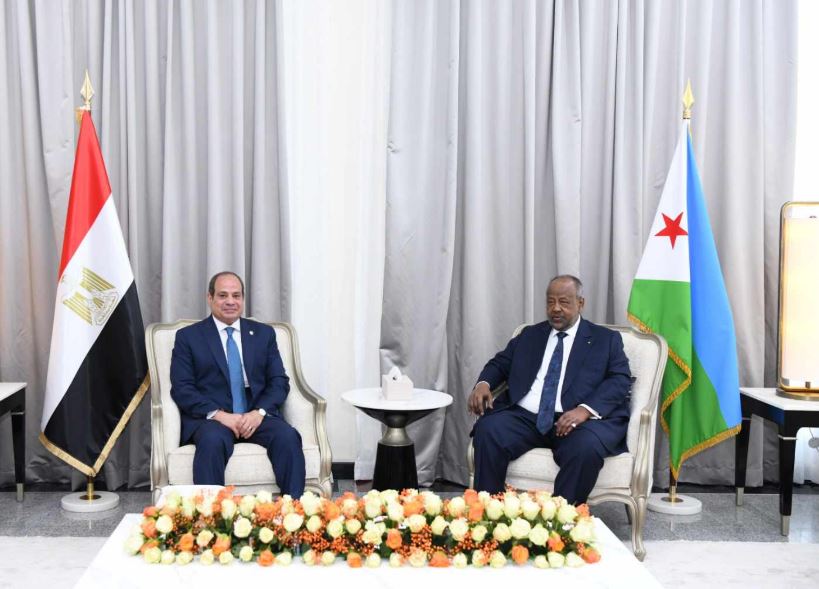 رئيس جيبوتي: زيارة الرئيس السيسي محطة بارزة في مسيرة علاقاتنا مع مصر