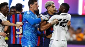مدافع ريال مدريد روديجر يعتذر عن تصرفه في مباراة نهائي كأس الملك ضد برشلونة