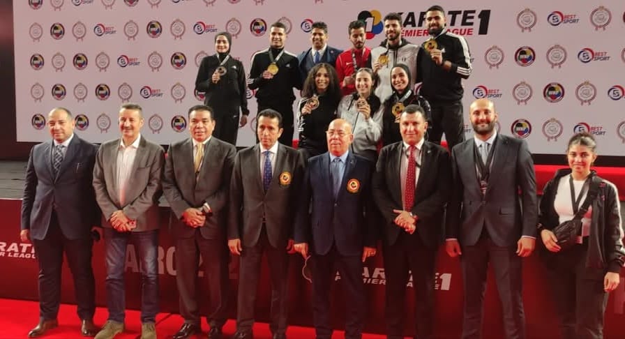 مصر تتصدر بطولة الدوري العالمي للكاراتيه بـ 11 ميدالية مصر تتصدر بطولة الدوري العالمي للكاراتيه بـ 11 ميدالية