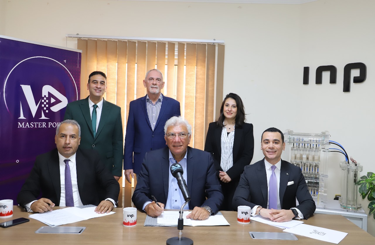 منظمة AFRIkA VEREIN الألمانية وINP EGYPT و MASTER POINT يوقعون عقد تنظيم المعرض و المؤتمر الدولي الثالث للهيدروجين في أفريقيا