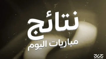 نتائج مباريات اليوم الثلاثاء 29 أبريل 2025