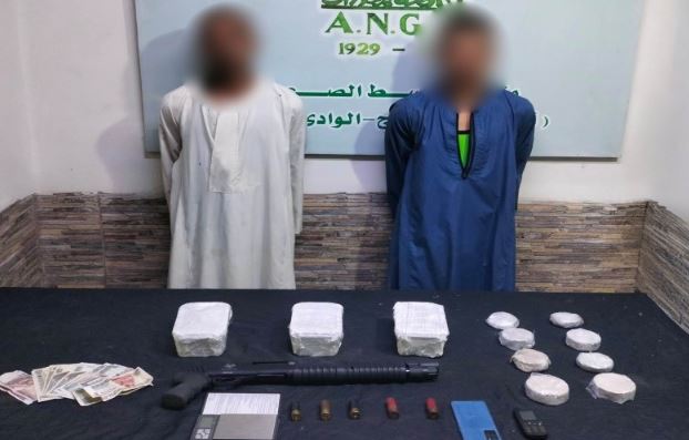 إحباط محاولة عنصرين إجراميين جلب مخدرات بقيمة 2 مليون جنيه