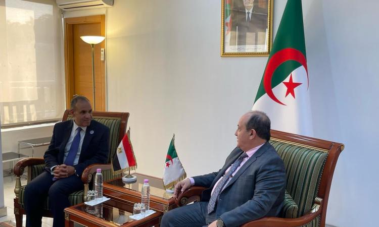 وزير الخارجية والهجرة يلتقي بوزير الصناعة والإنتاج الصيدلاني الجزائري وزير الخارجية والهجرة يلتقي بوزير الصناعة والإنتاج الصيدلاني الجزائري