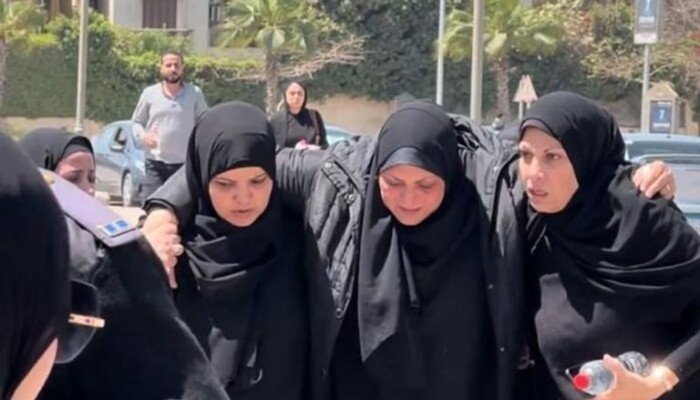 وسط حالة من الحزن.. أرملة سليمان عيد تستقبل واجب العزاء من مسجد الشرطة بالشيخ زايد