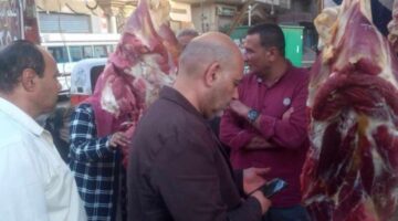 ضبط 100 كيلوجرام  لحوم فاسدة خلال حملة تفتيشية بالبتانون في المنوفية
