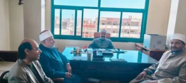 بحث سبل التعاون والتكامل بين وعظ الأزهر الشريف وأوقاف بورسعيد