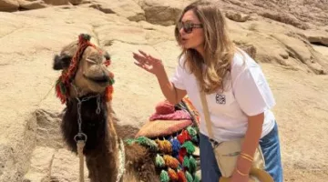 ليلى علوي تشارك لقطات من زيارتها إلى سيناء