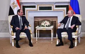 السيسي وبوتين يتفقان على زيادة أعداد السائحين الروس القادمين إلى مصر