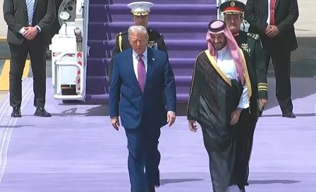 مناقشات ثنائية بين ولي العهد السعودي والرئيس ترامب في الرياض مناقشات ثنائية بين ولي العهد السعودي والرئيس ترامب في الرياض