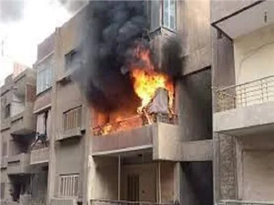 إخماد حريق في منزل بمدينة سمالوط بالمنيا