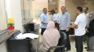 السكرتير العام المساعد يقوم بمتابعة جهود النظافة والشؤون العامة والمركز التكنولوجي في شبين الكوم.