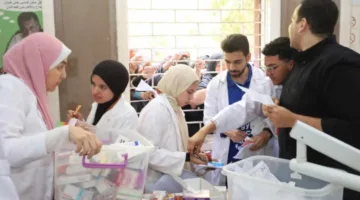 9 مراكز طبية و3 ورش توعوية في قافلة جامعة المنيا الشاملة بقرية الريرمون بمركز ملوي